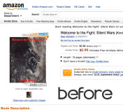 Before picture of book cover before I 